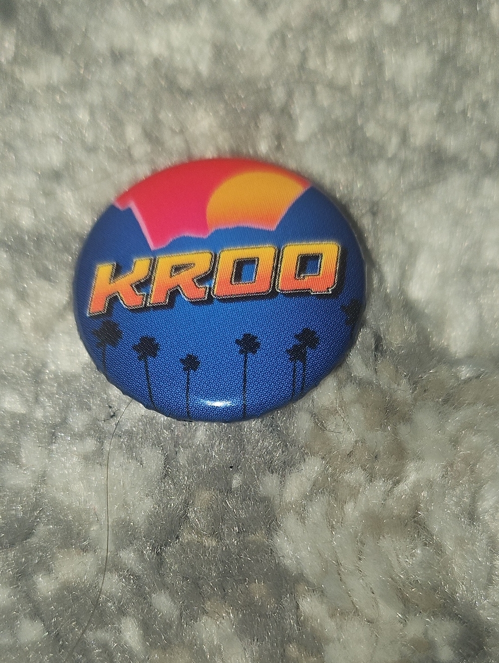 Vintage KROQ PIN Button